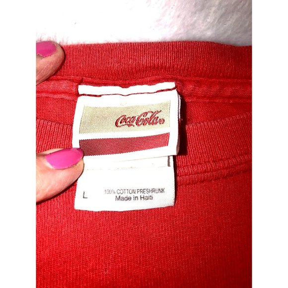 Coca-Cola Shirt Unisex Large Red - Picture 5 of 5